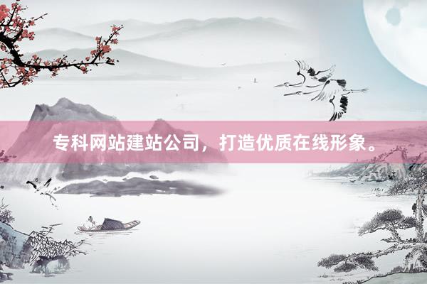专科网站建站公司，打造优质在线形象。